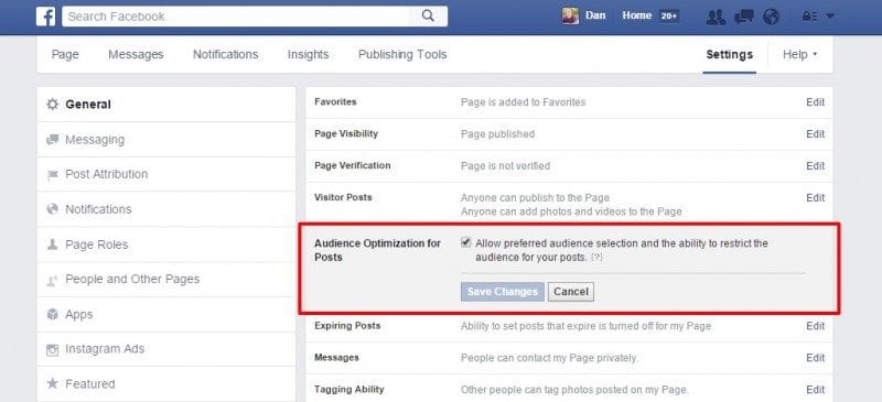 facebook audience optimization